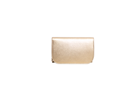 PRADA SAFFIANO LUX BANDOLIERA METALLIC GOLD
