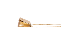 PRADA SAFFIANO LUX BANDOLIERA METALLIC GOLD