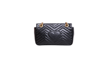 GUCCI GG MARMONT SMALL MATELASSÊ BLACK
