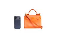 D&G SICILY 62 SHOULDER BAG LEATHER ORANGE