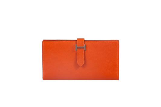 HERMÈS LONG WALLET ORANGE