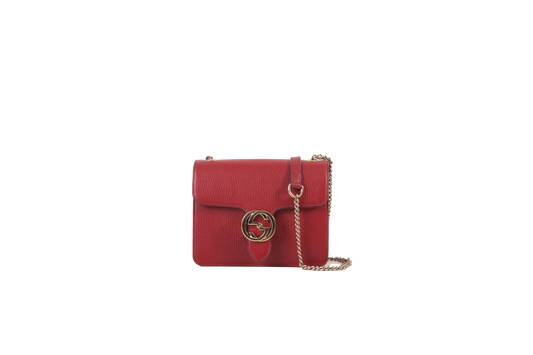 GUCCI DOLLAR INTERLOCKING RED SMALL