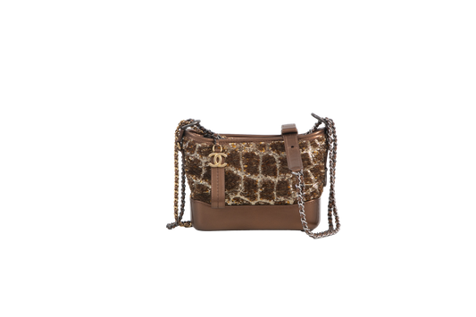 CHANEL GABRIELLE SMALL SEQUINS GOLDEN