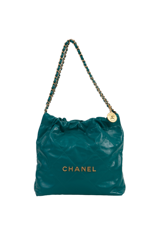 CHANEL SAC 22 VERT EMERALD