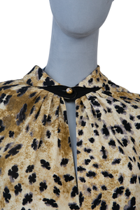 PRADA DRESS LEOPARD ANIMAL PRINT LONG