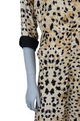 PRADA DRESS LEOPARD ANIMAL PRINT LONG