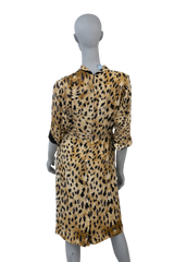 PRADA DRESS LEOPARD ANIMAL PRINT LONG