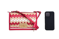 FERRAGAMO AILEEN RAFFIA MULTICOLOR