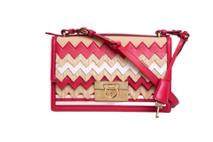 FERRAGAMO AILEEN RAFFIA MULTICOLOR