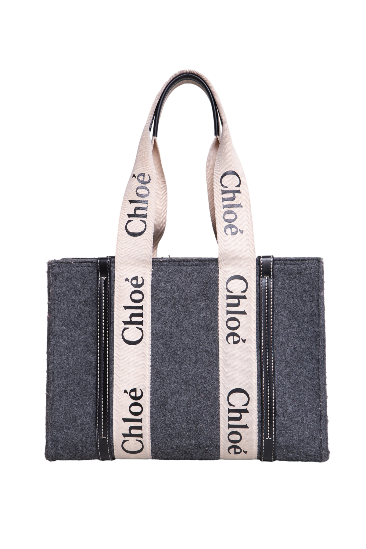 CHLOÉ WOODY MEDIUM GRAY