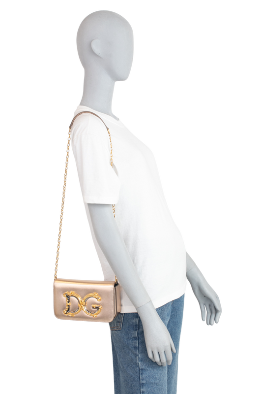 DG GIRLS CHAIN CHAMPAGNE