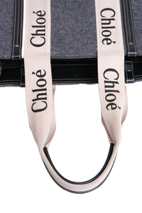 CHLOÉ WOODY MEDIUM GRAY