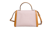 VALENTINO 9 TO 5 TOP HANDLE CANVAS IN NATURAL