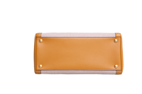 VALENTINO 9 TO 5 TOP HANDLE CANVAS IN NATURAL