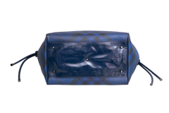 BURBERRY OMBRE SUPERNOVA CHECK BILTMORE TOTE BLUE