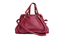 CHLOÉ PARATY MEDIUM BURGUNDY