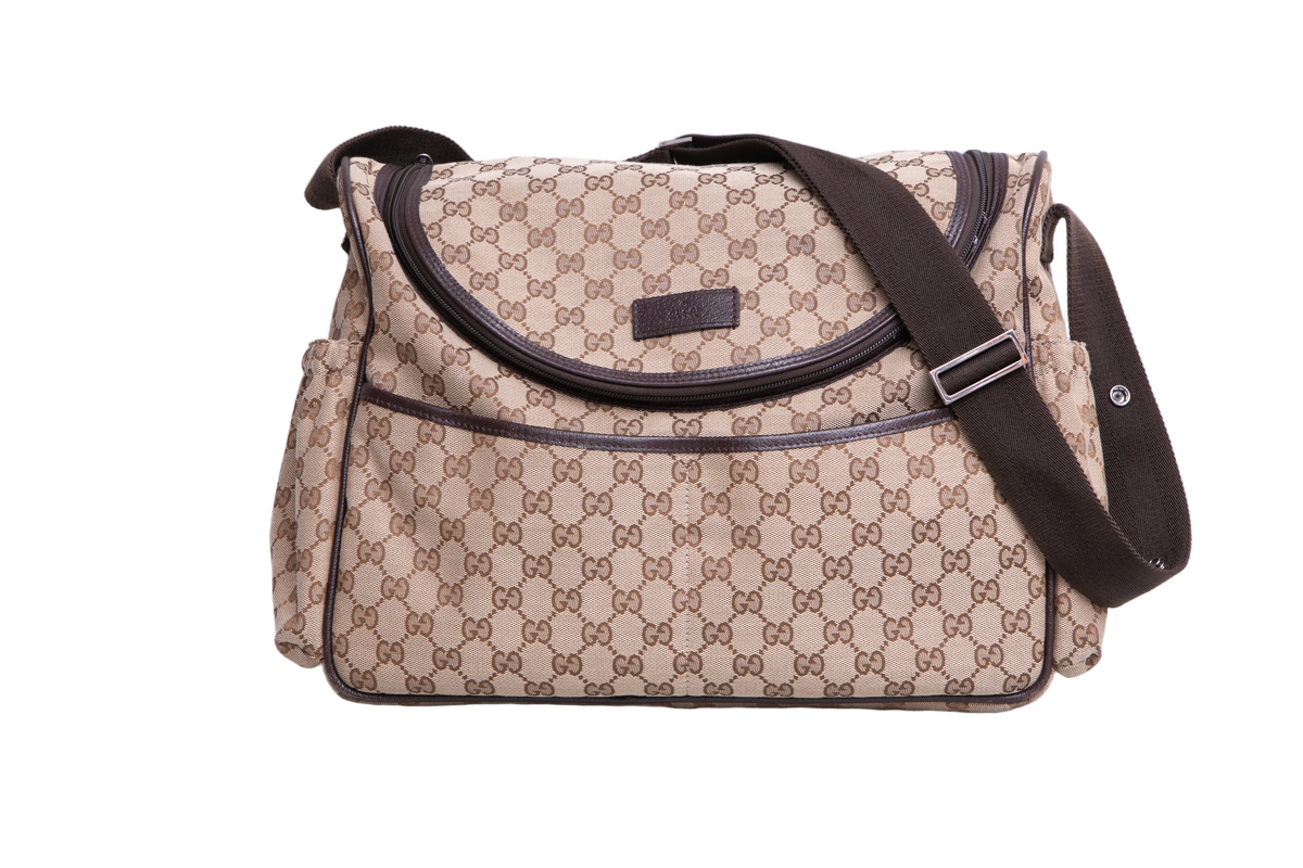 GUCCI DIAPER GG CANVAS BEIGE