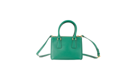 PRADA MINI GALLERIA SAFFIANO LUX MANGO