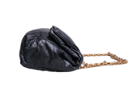 BALENCIAGA MONACO SMALL CHAIN BAG BLACK 2023