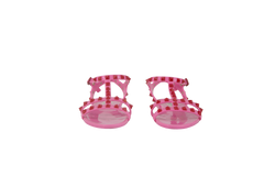 VALENTINO SANDAL JELLY ROCKSTUD PINK - 34 BR