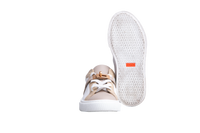 HERMÈS SNEAKER DAY BUCKLE KELLY BEIGE AND WHITE - 34 BR