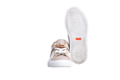 HERMÈS SNEAKER DAY BUCKLE KELLY BEIGE AND WHITE - 34 BR
