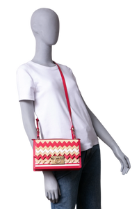 FERRAGAMO AILEEN RAFFIA MULTICOLOR