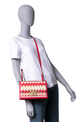 FERRAGAMO AILEEN RAFFIA MULTICOLOR