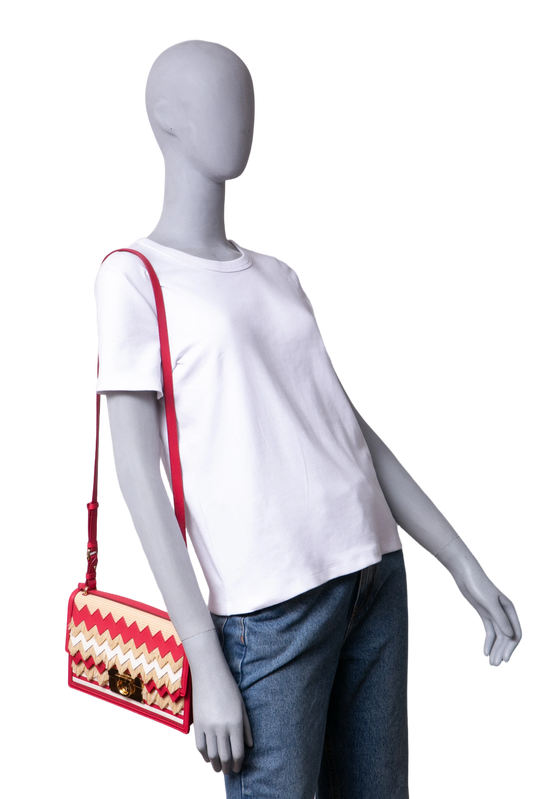 FERRAGAMO AILEEN RAFFIA MULTICOLOR