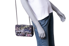 CHANEL CLASSIC SF NEW MINI SEQUINS CC MULTICOLOR