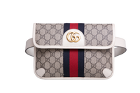 GUCCI BELT BAG OPHIDIA WEB CANVAS GG SUPREME OFF WHITE