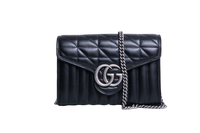 GUCCI GG MARMONT MATELASSE SMALL BLACK