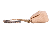 CHANEL 19 SMALL FLAP BAG LAMBSKIN CREAM 2025