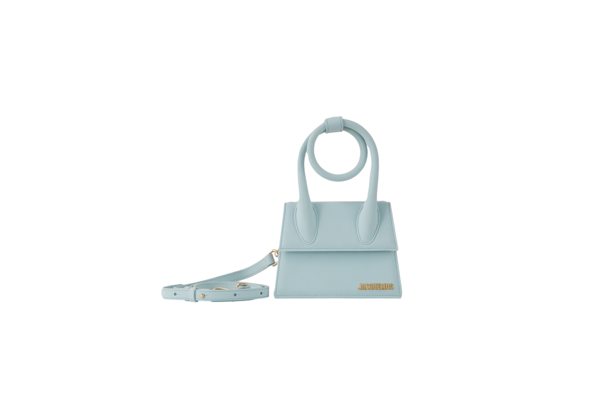 JACQUEMUS LE CHIQUITO NOEUD LIGHT BLUE