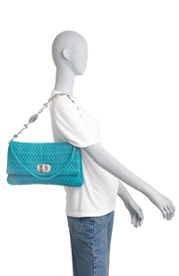 MIU MIU QUILTED NAPPA SWAROVSKI SKY BLUE