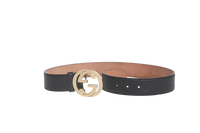 GUCCI CINTO GUCCISSIMA INTERLOCKING BLACK