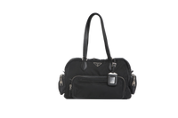 PRADA TESSUTO DIAPER HOBO BAG BLACK