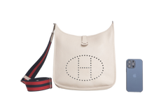 HERMES EVELYNE III GM OFF WHITE