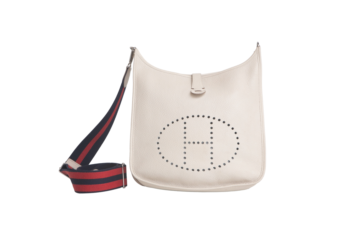 HERMES EVELYNE III GM OFF WHITE