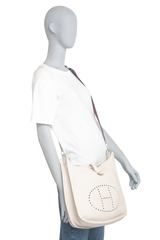 HERMES EVELYNE III GM OFF WHITE