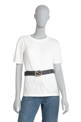 GUCCI CINTO GUCCISSIMA INTERLOCKING BLACK