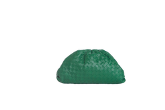 BOTTEGA THE POUCH CLUTCH FLAG GRASS INTRECCIATO