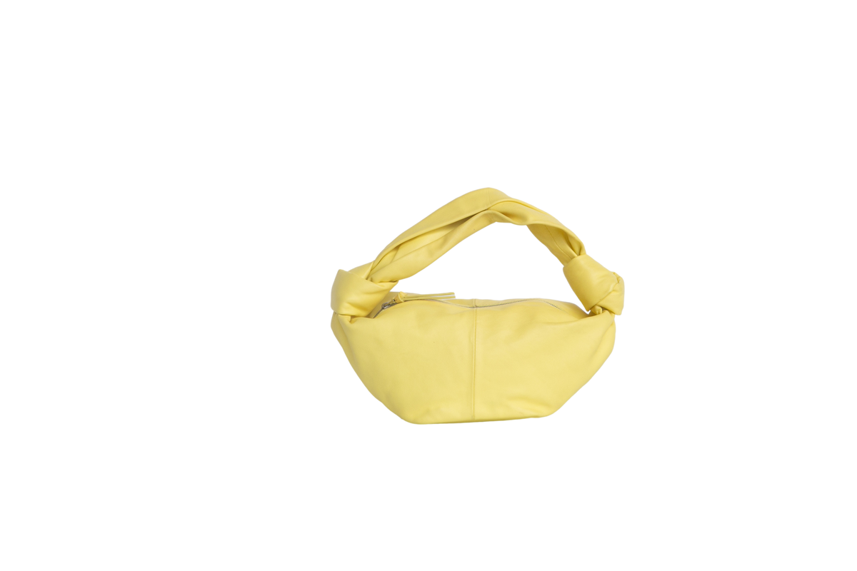 BOTTEGA MINI DOUBLE KNOT YELLOW