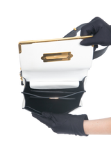 PRADA CAHIER CITY CALF BLACK & WHITE