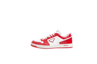 PRADA SNEAKER DOWNTOWN RED & WHITE LOGO MENS - 43 BR