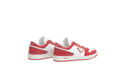 PRADA SNEAKER DOWNTOWN RED & WHITE LOGO MENS - 43 BR