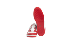 PRADA SNEAKER DOWNTOWN RED & WHITE LOGO MENS - 43 BR
