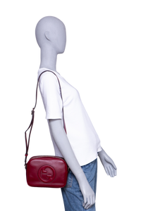 GUCCI BLONDIE SMALL CAMERA BAG WINE