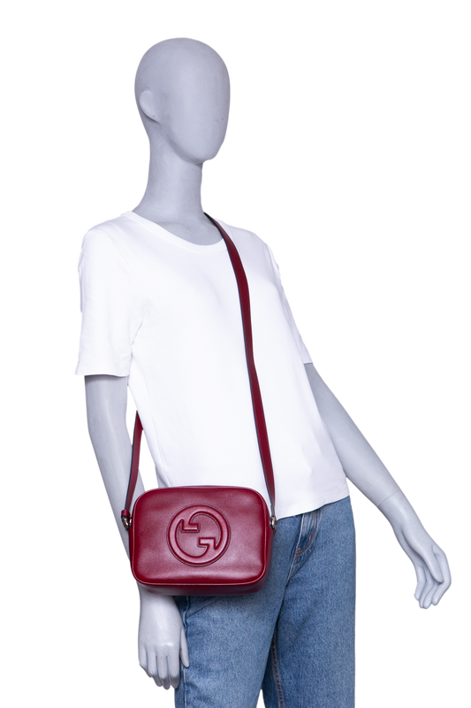 GUCCI BLONDIE SMALL CAMERA BAG WINE