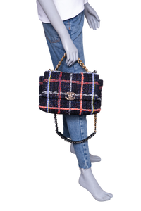 CHANEL 19 FLAP TWEED LARGE MULTICOLOR
